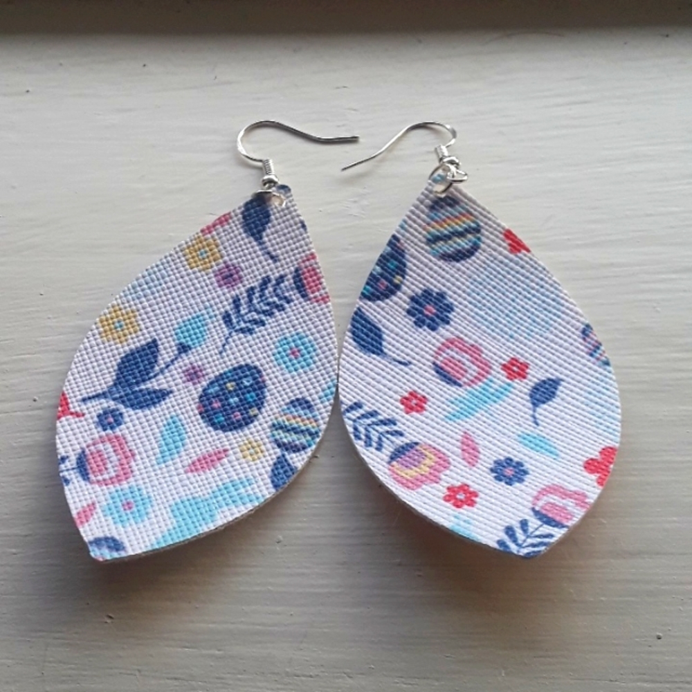 spring pattern earrings